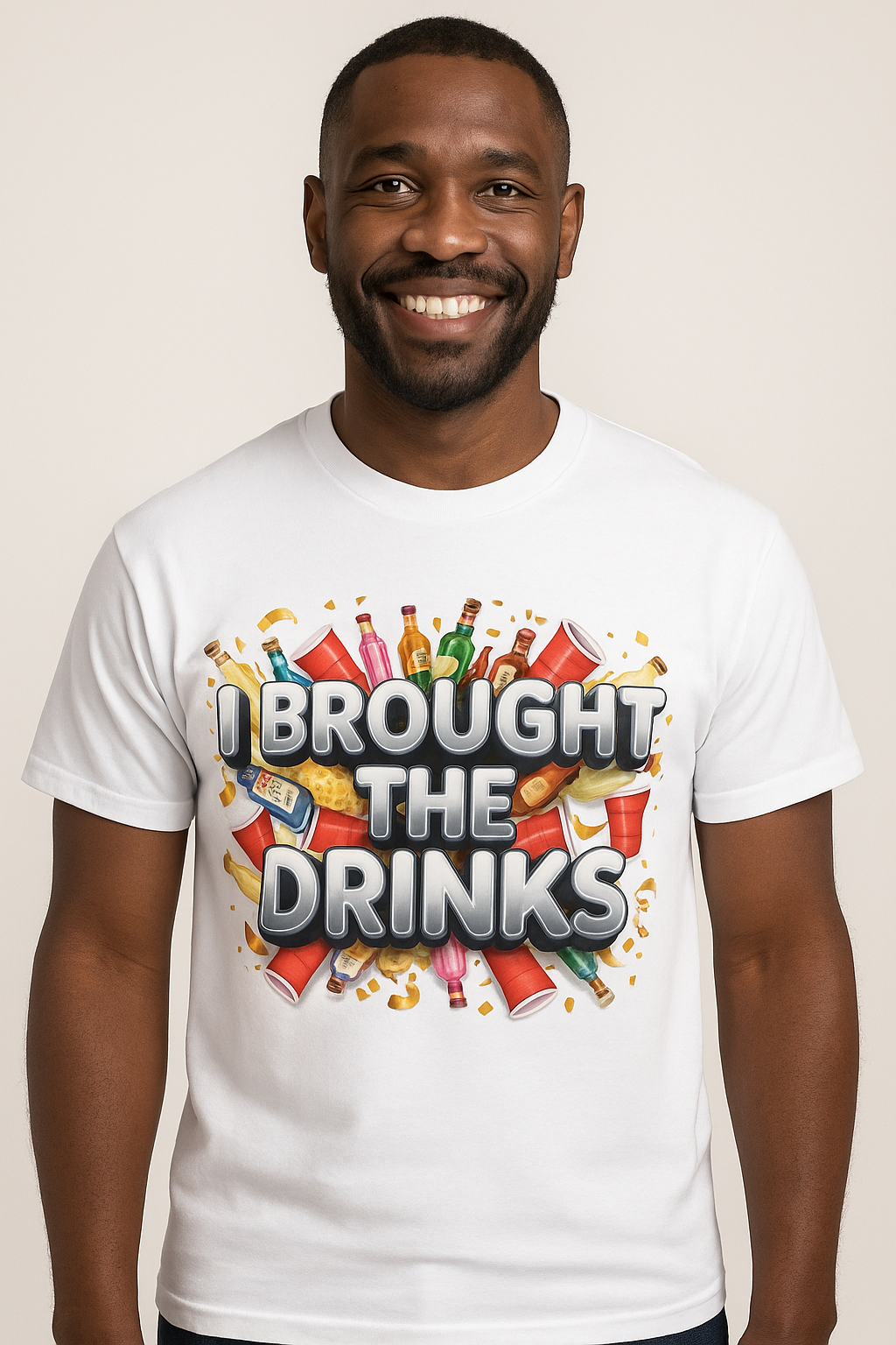 I Brought the Drinks T-Shirt | Funny Holiday Party Unisex Tee