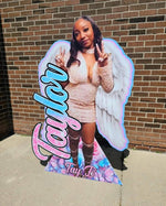 Memorial Life-Size Standee – 5ft, 6ft, 7ft or 8ft | Free Design & Easel Included
