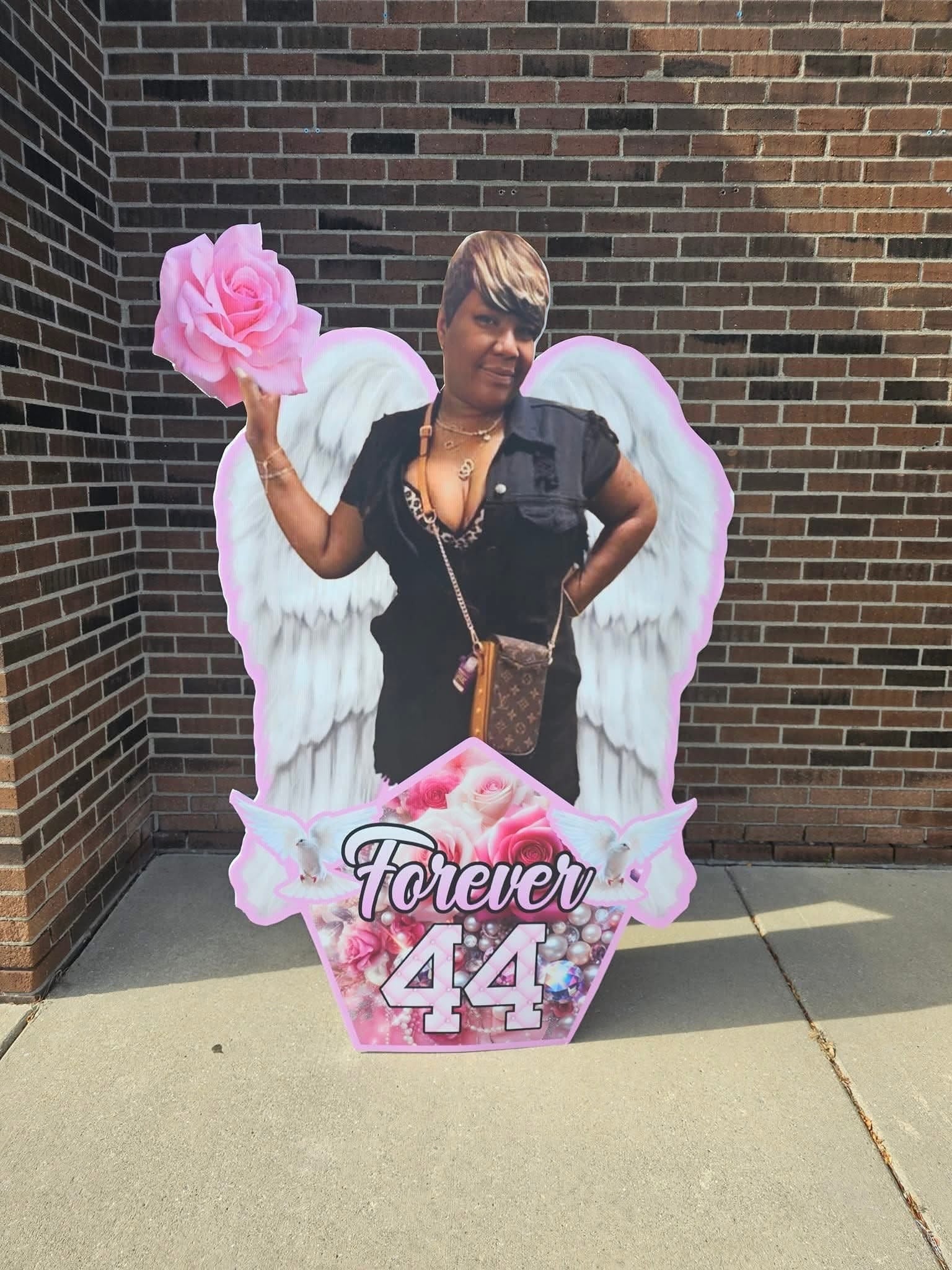 Memorial Life-Size Standee – 5ft, 6ft, 7ft or 8ft | Free Design & Easel Included
