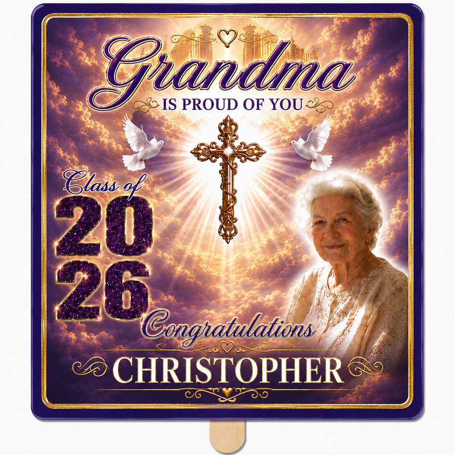 In Loving Memory Graduation Fan | Custom Colors Available | Sets of 5