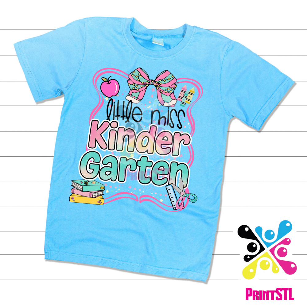 Little Miss Pencil Bow School Grades Bundle – PreK to 6th Grade Digital Download | PNG File