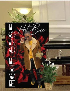 Custom Memorial Photo Wall – “Long Live” Tribute Display