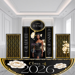 Luxe Graduation Decor Set | PLATINUM PACKAGE | Custom Colors Available