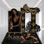 Masquerade Graduation Panel Decor Set | PLATINUM PACKAGE | Any Color Combo