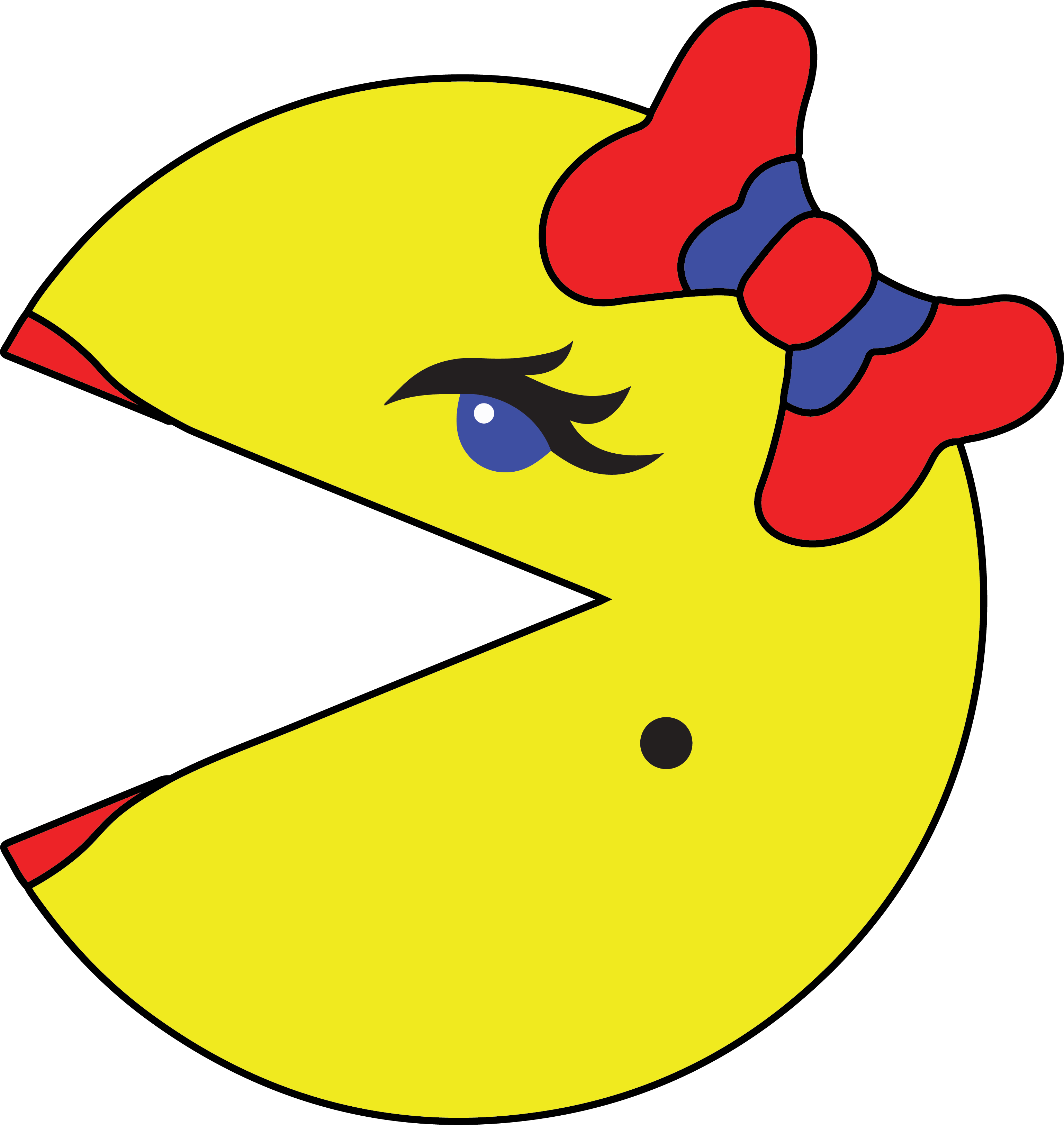 Pac-Man Cutout Props – Retro Arcade Party Decor