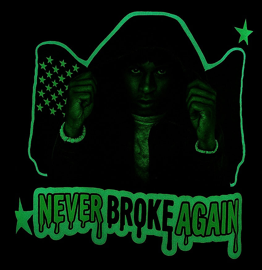 NBA YoungBoy 38 Glow-in-the-Dark Mesh Shirt | Never Broke Again Streetwear