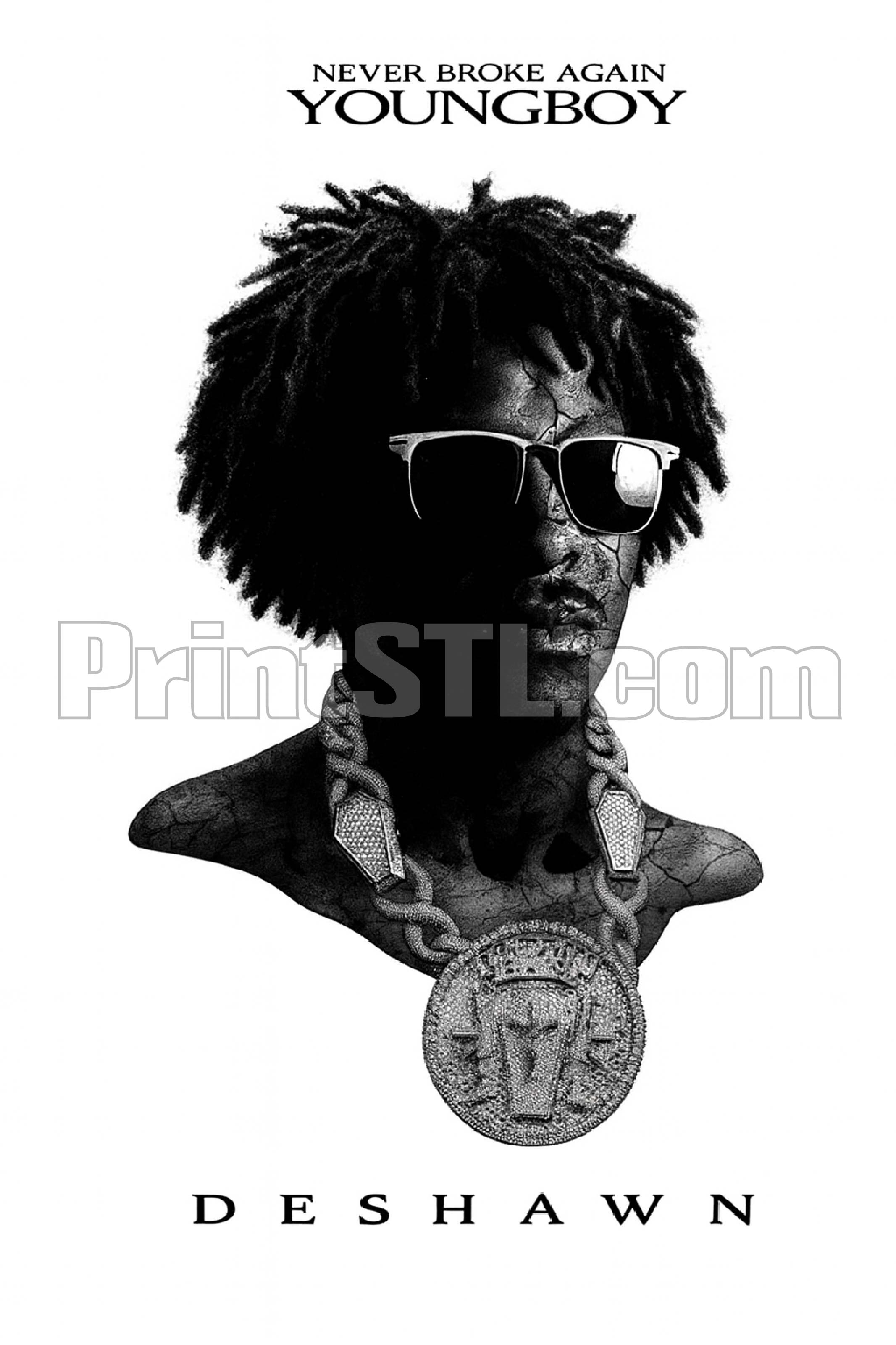 NBA YoungBoy Clipart Collection | MASA, Slatt, 38, I ♥ Kentrell & Never Broke Again PNG Designs