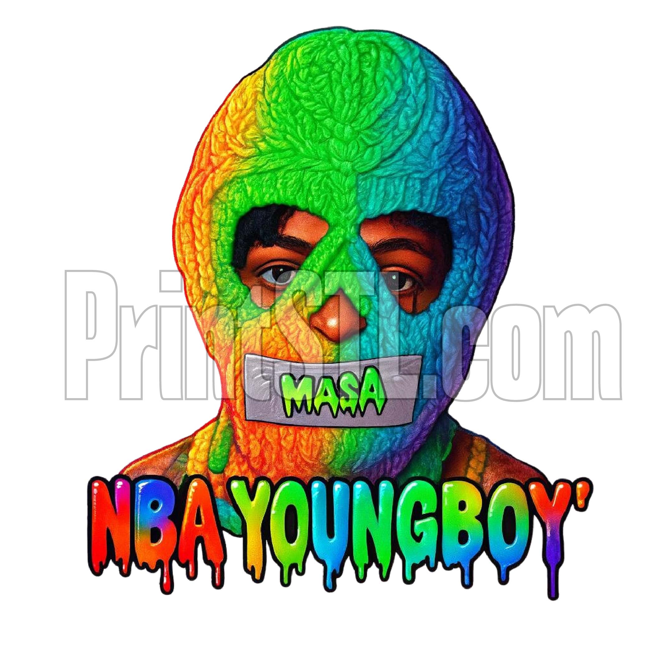 NBA YoungBoy Clipart Collection | MASA, Slatt, 38, I ♥ Kentrell & Never Broke Again PNG Designs