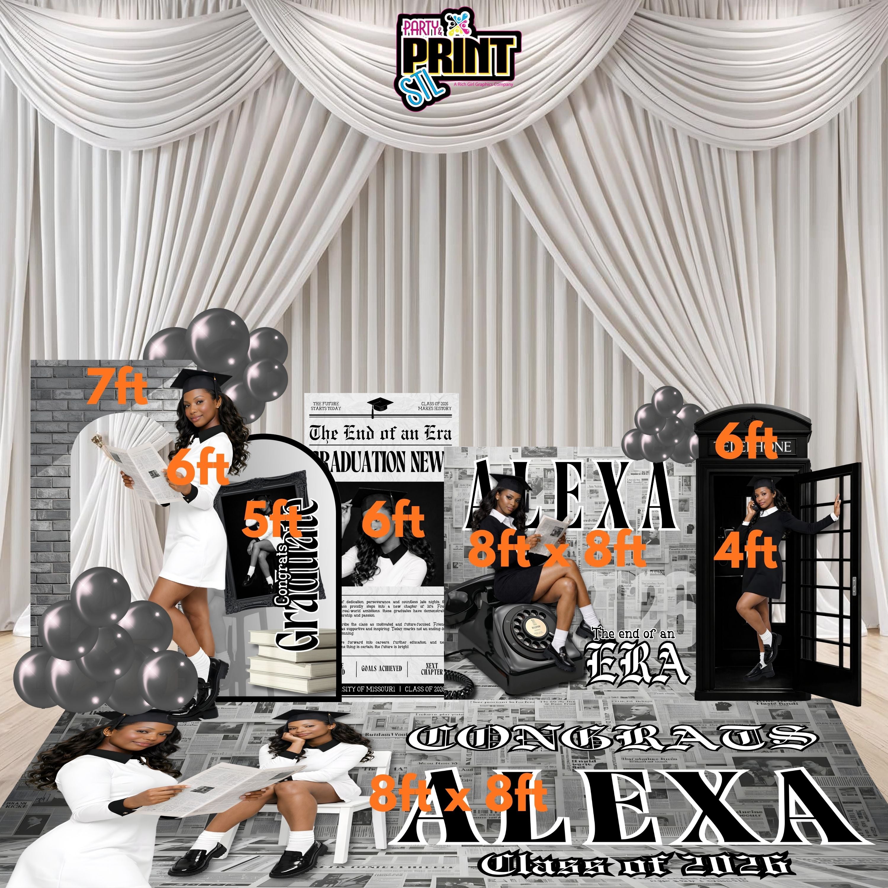 Hot Off The Press! Graduation Decor Set