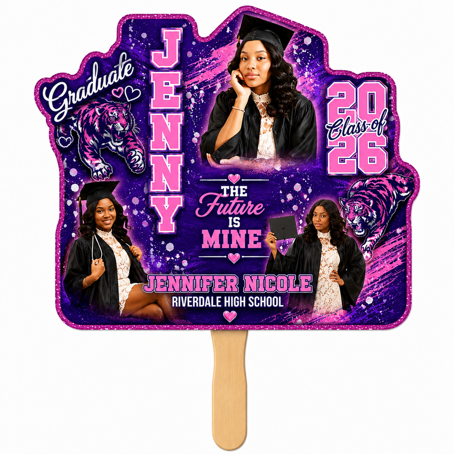 Next Level Graduation Fan | Custom Colors Available | Sets of 5