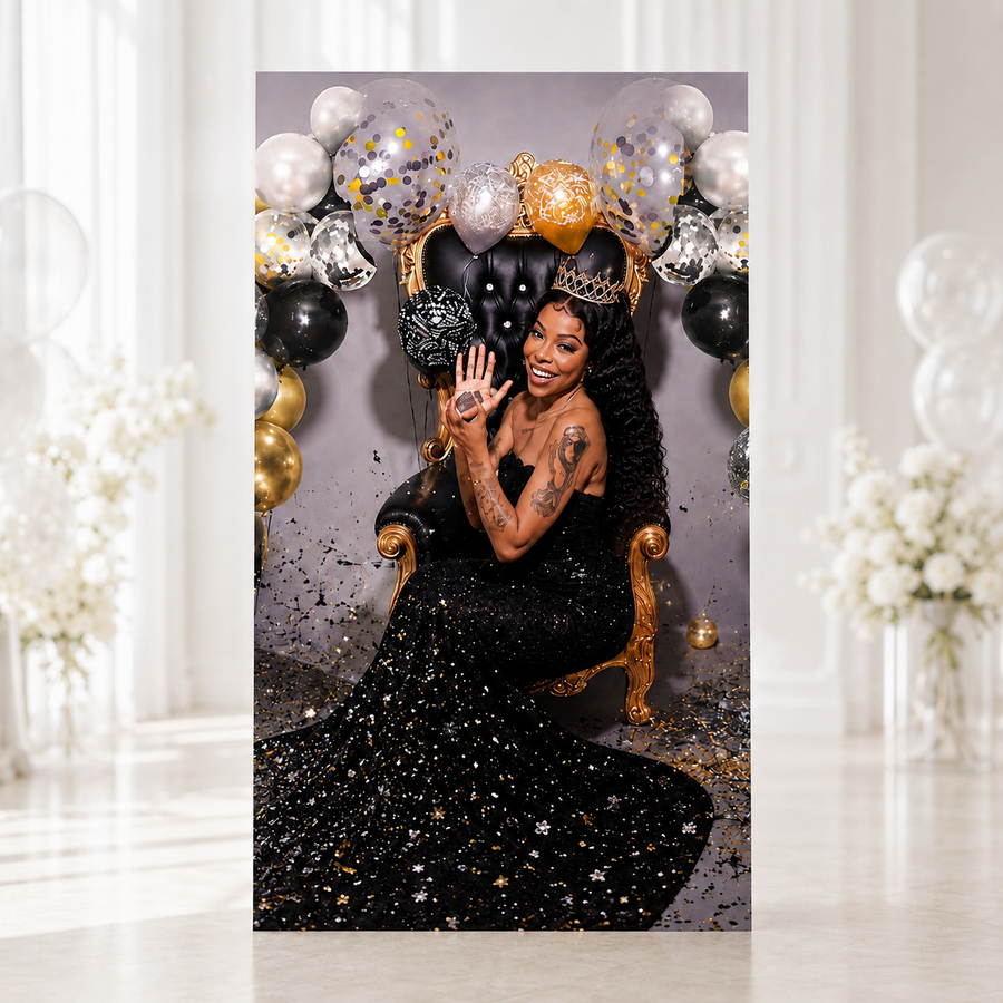 Custom Rectangle Photo Board | Personalized Event Display