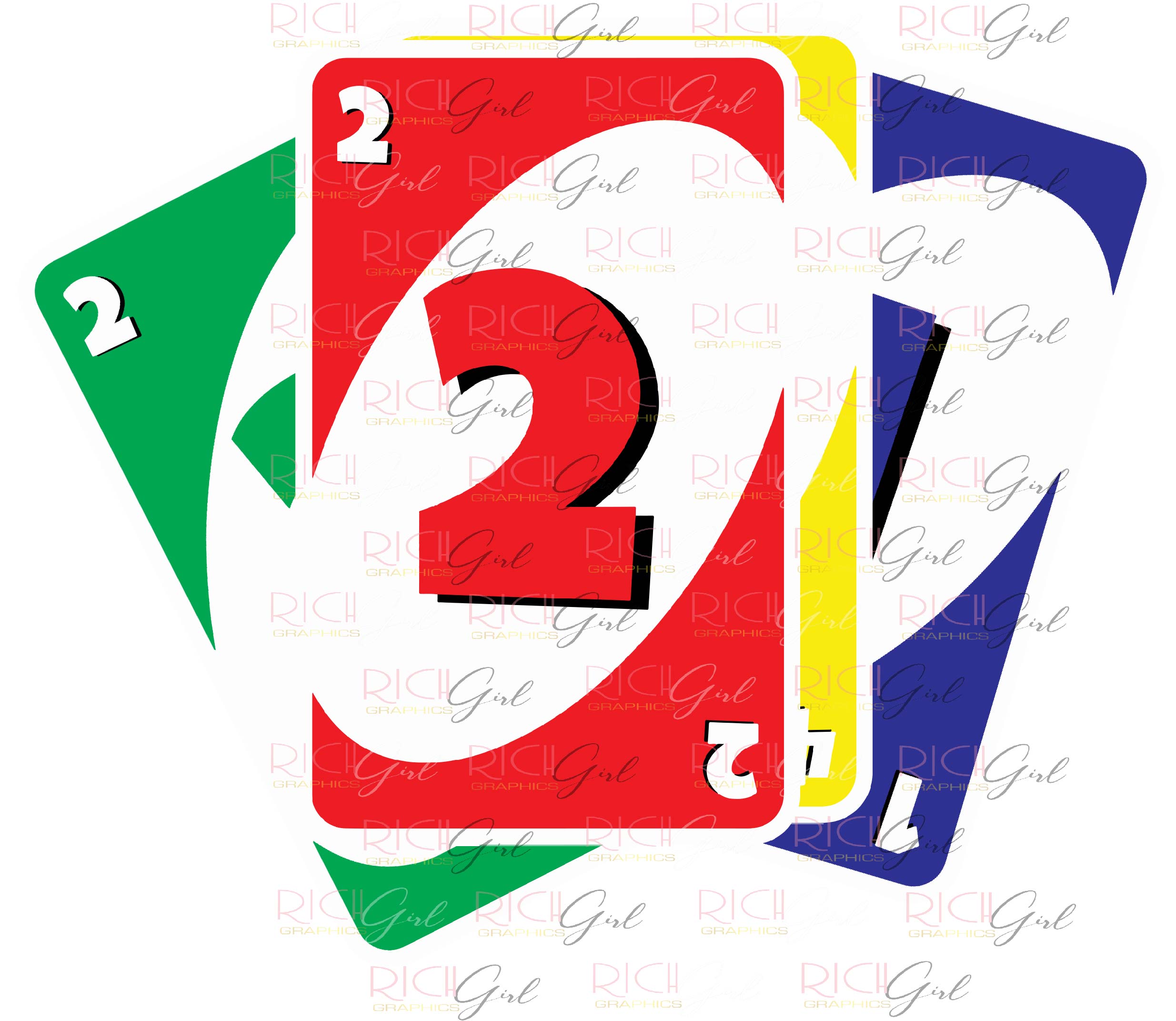 Uno Cutout Props - RED CARDS
