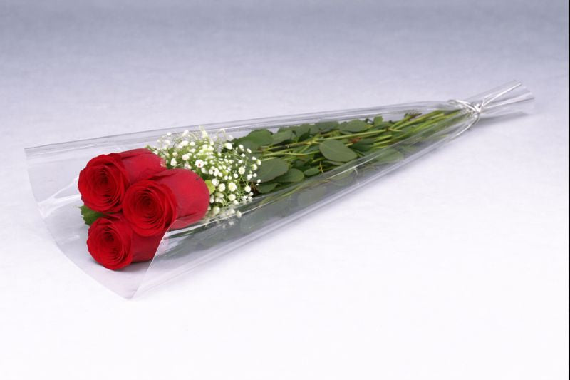 💘 Valentine’s Day 3pc Red Roses | Triple Red Rose Arrangement | St. Louis Delivery Available