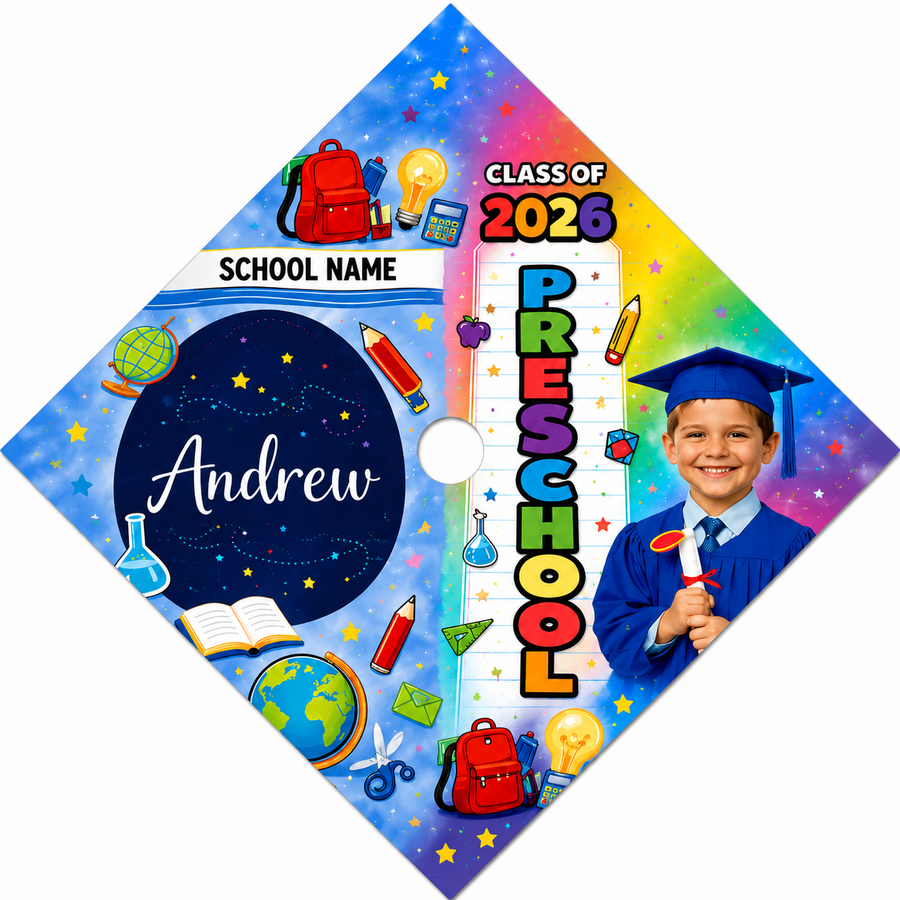 Scholarly Scholar Graduation Cap Topper | Kids Size