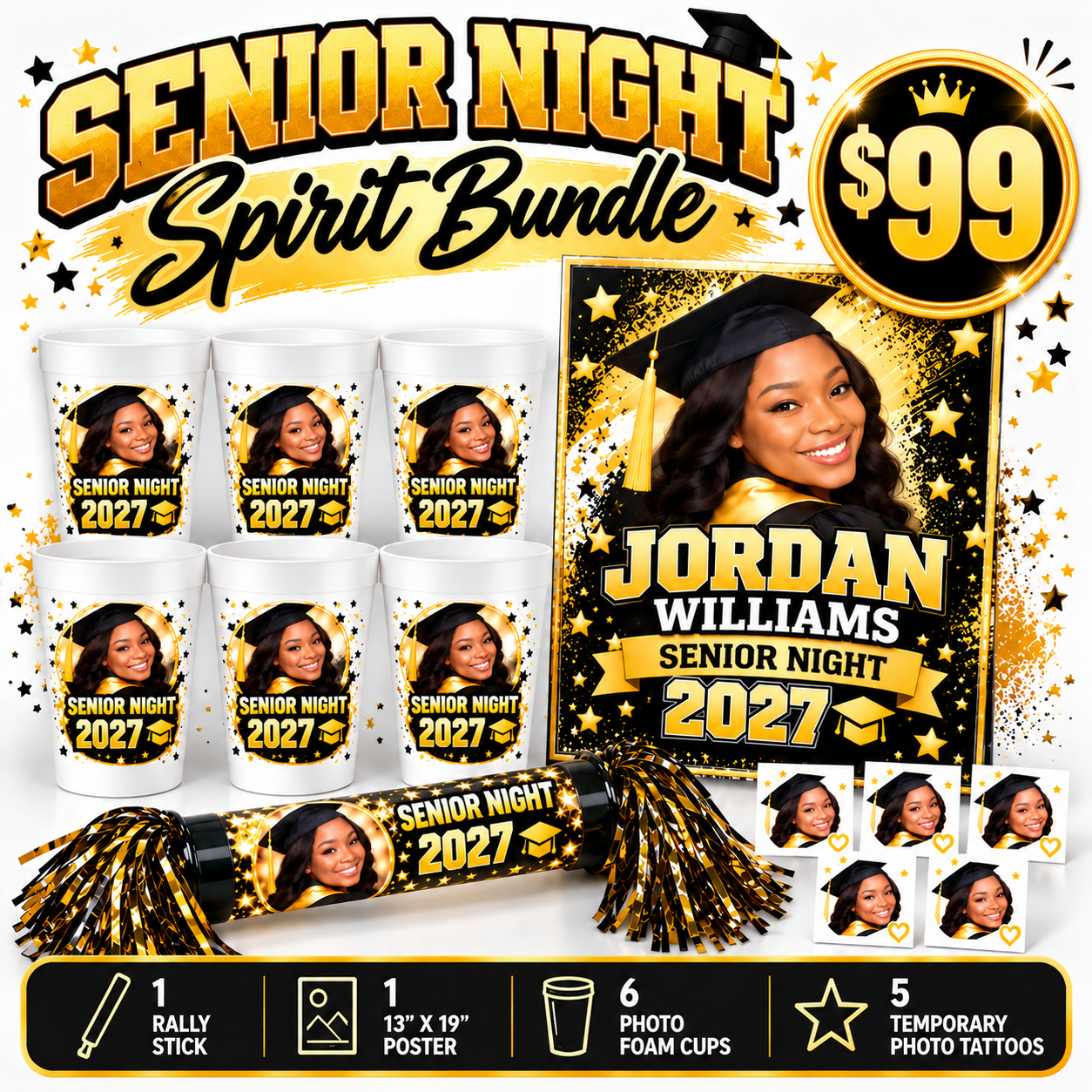 Senior Night 2027 Spirit Bundle – $99 Package