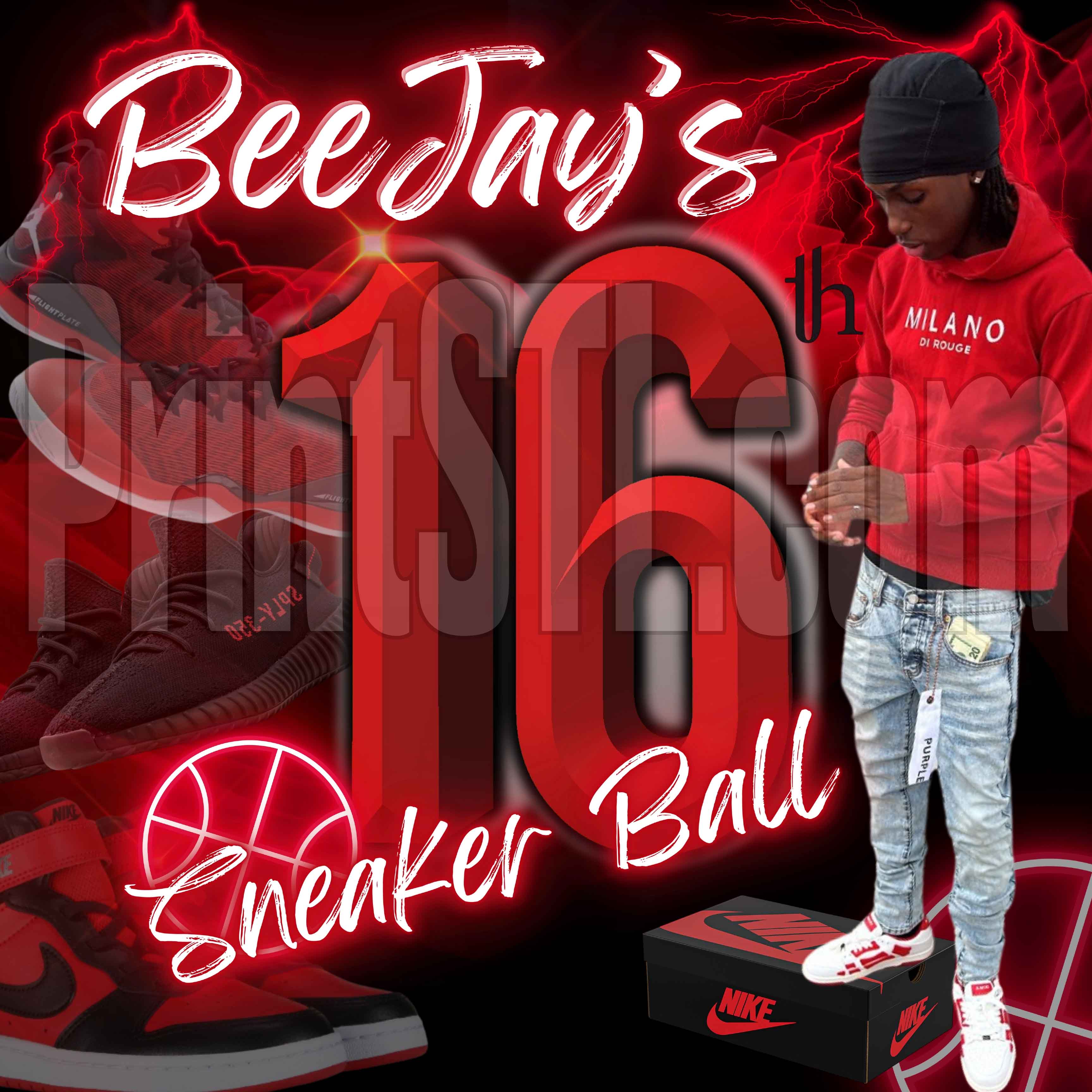 Sneaker Ball Backdrop