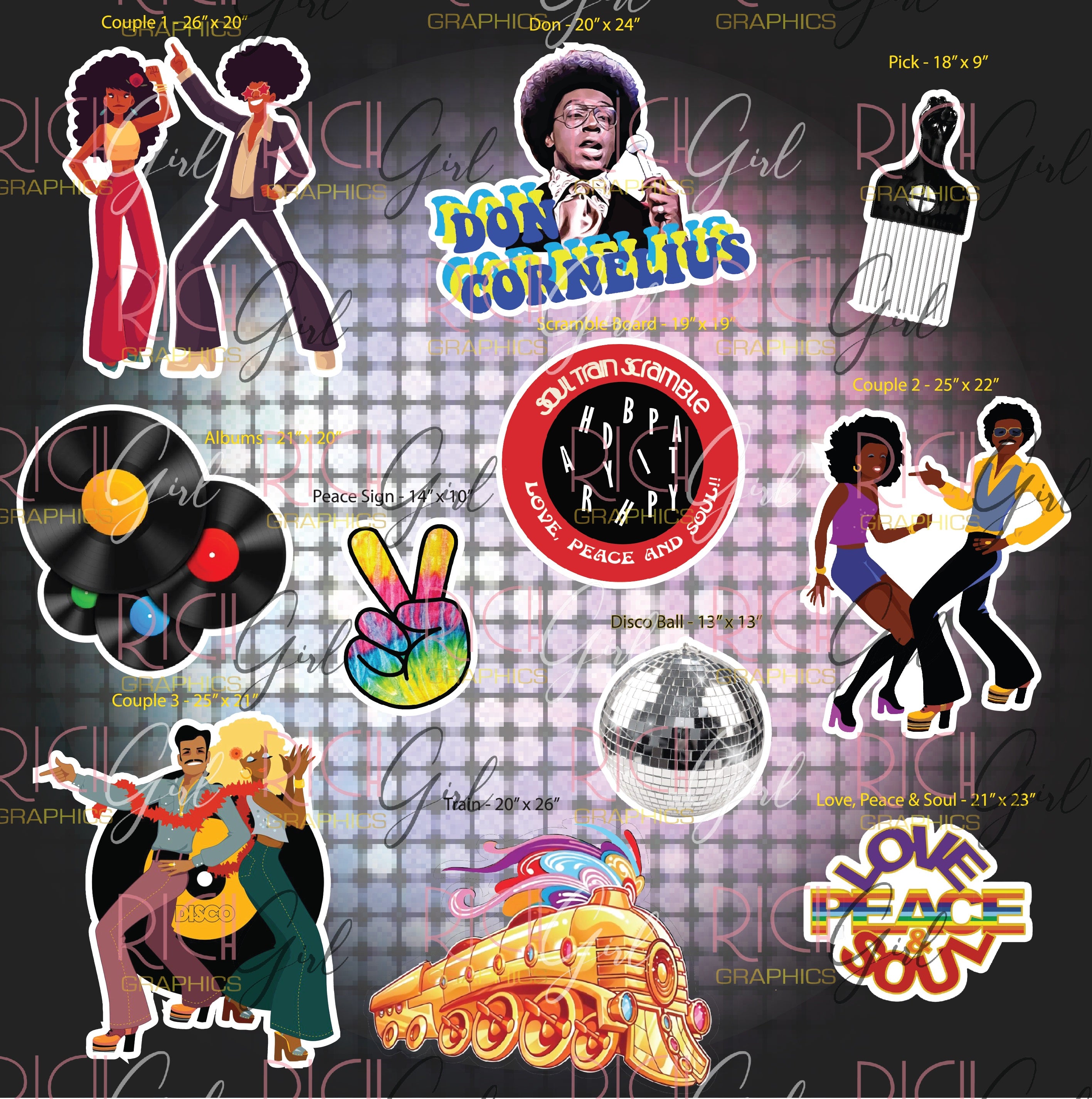 It's The Soul Train Digital Clipart