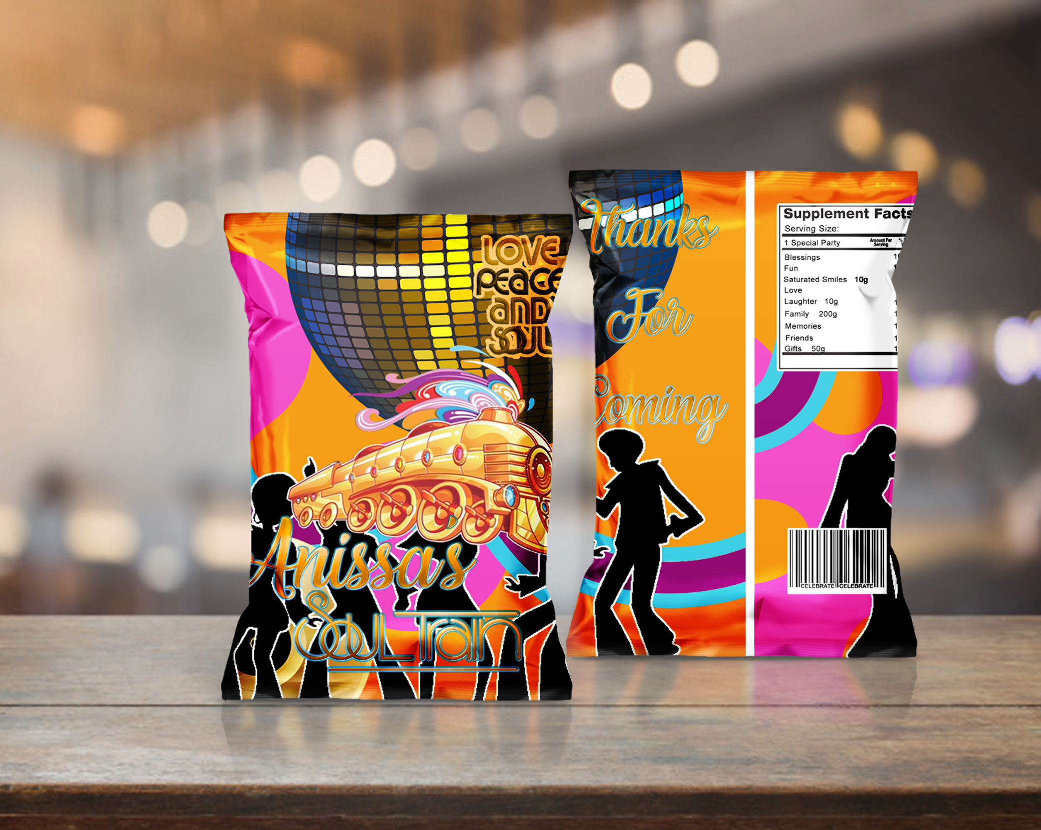 Custom Snacks and Drink Labels – Personalized Party Favor | Pick Your Snack!