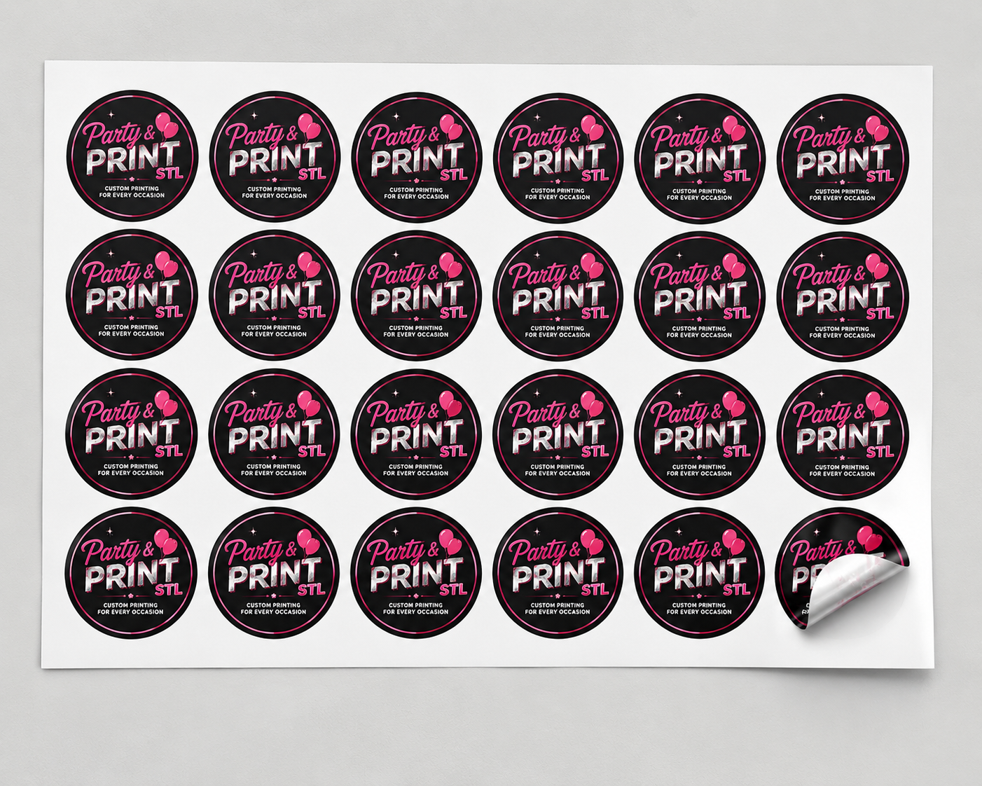 Sticker Sheets | Contour Cut | 1"–6" Stickers