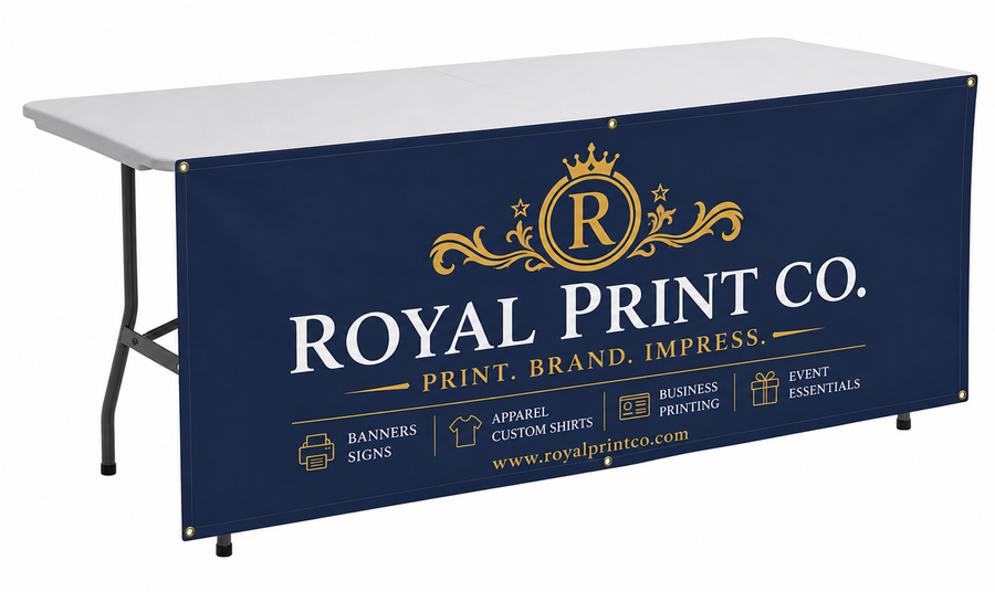 Custom Table Banner | Business Branding | Event Displays