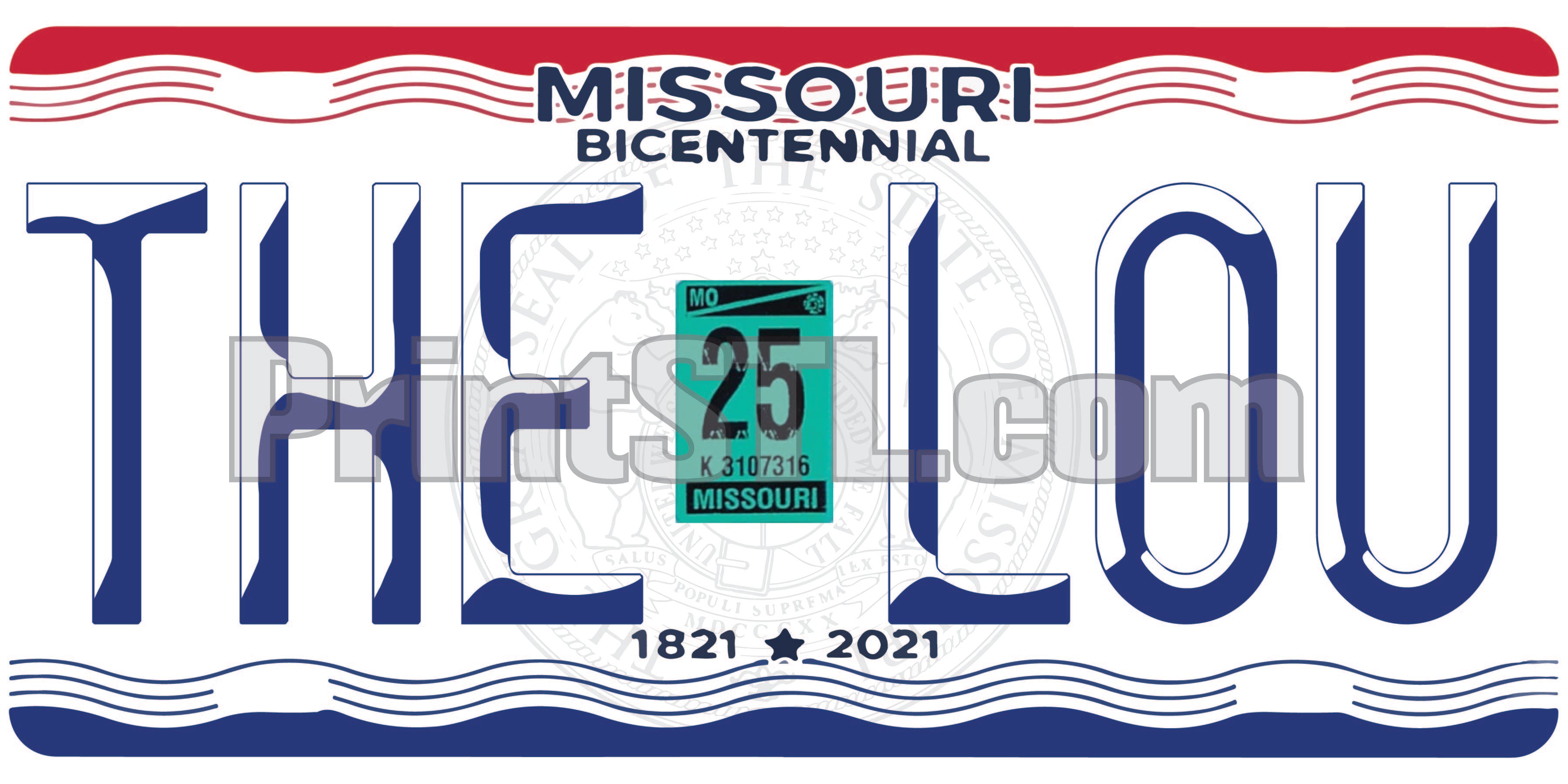 St. Louis License Plate Shirt