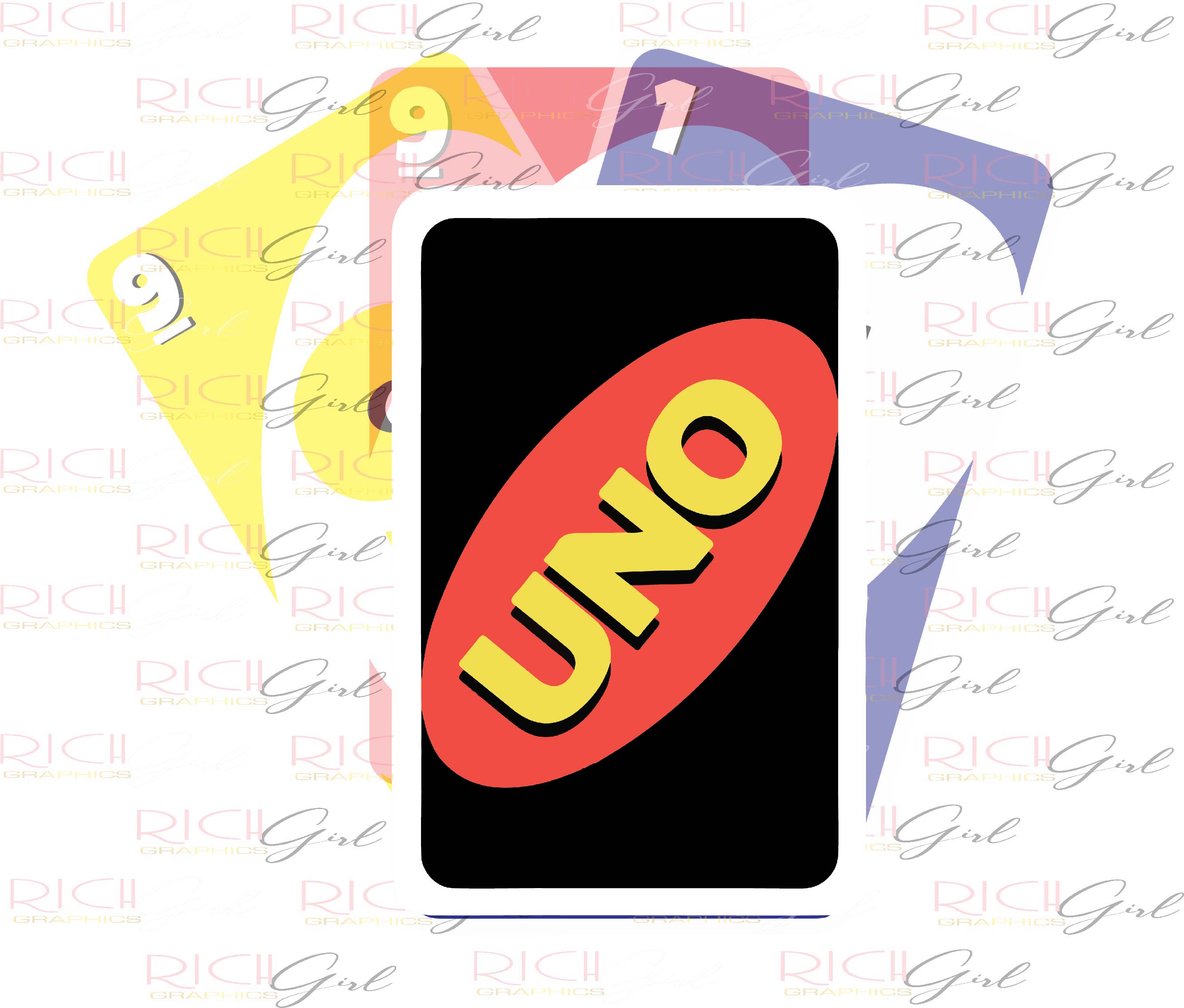 Uno Cutout Props - WILD CARDS