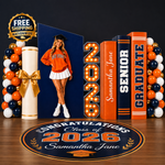 Varsity Graduation Panel Decor Set | PLATINUM PACKAGE | Any Color Combo