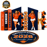 Varsity Graduation Panel Decor Set | DIAMOND PACKAGE 💎| Any Color Combo