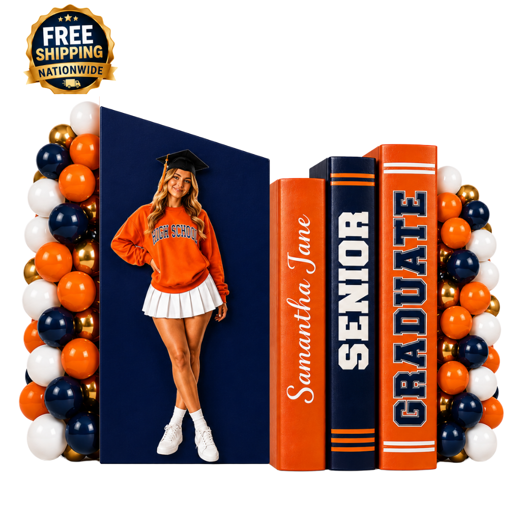 Varsity Graduation Panel Decor Set | SILVER PACKAGE | Any Color Combo
