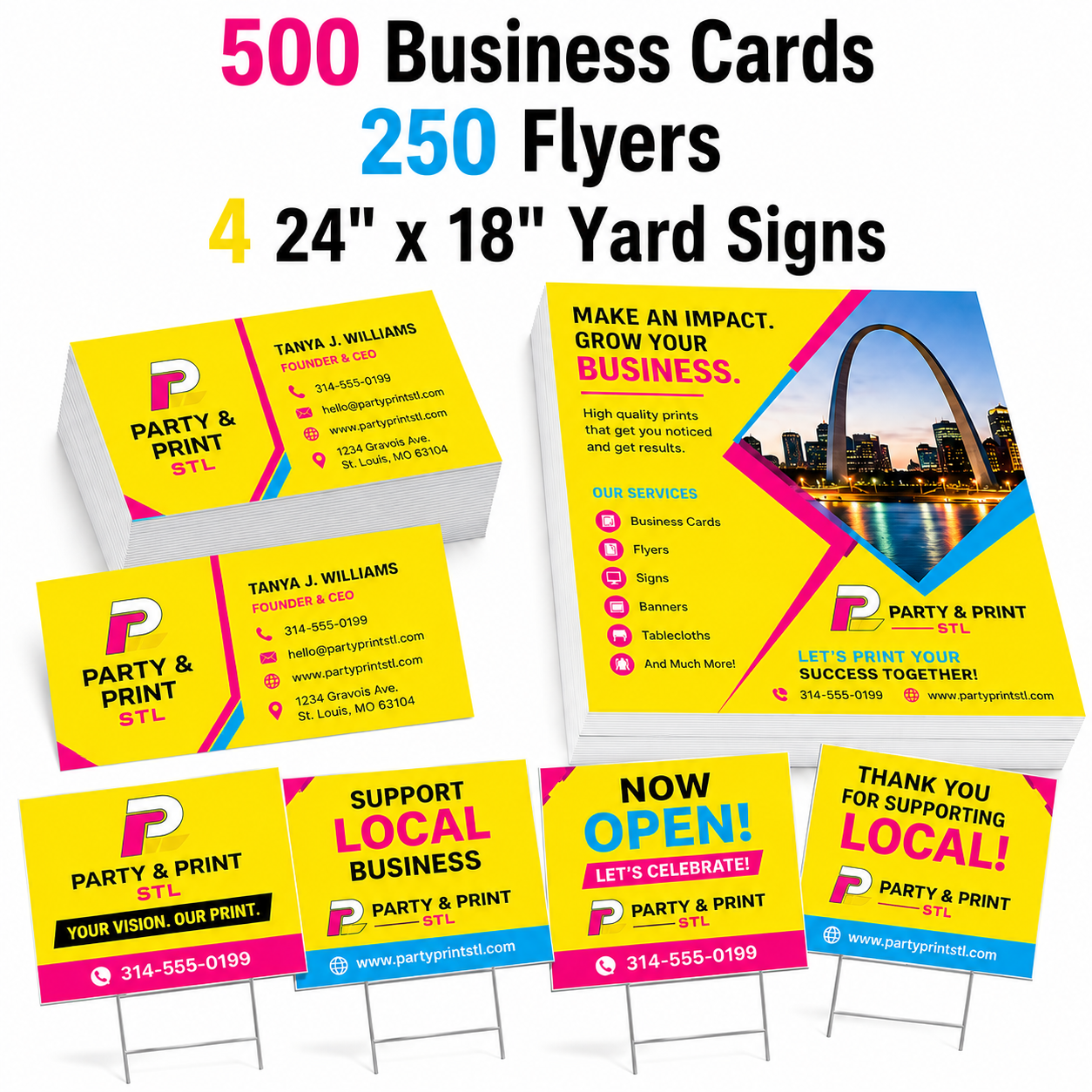 Visibility Business Package | Custom Designed | Increase Local Brand Awareness