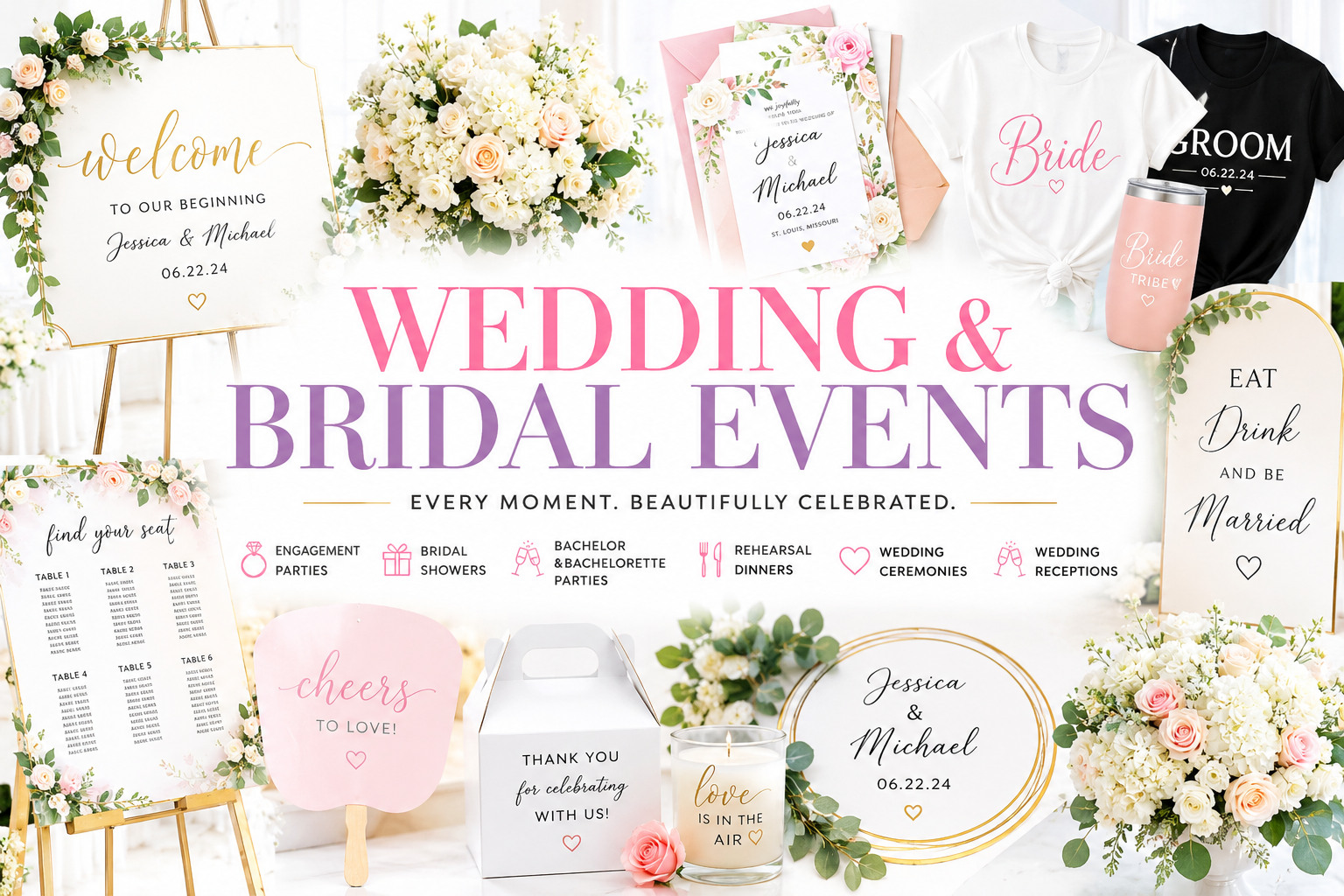 Create Your Own Wedding Welcome Sign| Personalized Wedding Welcome Board