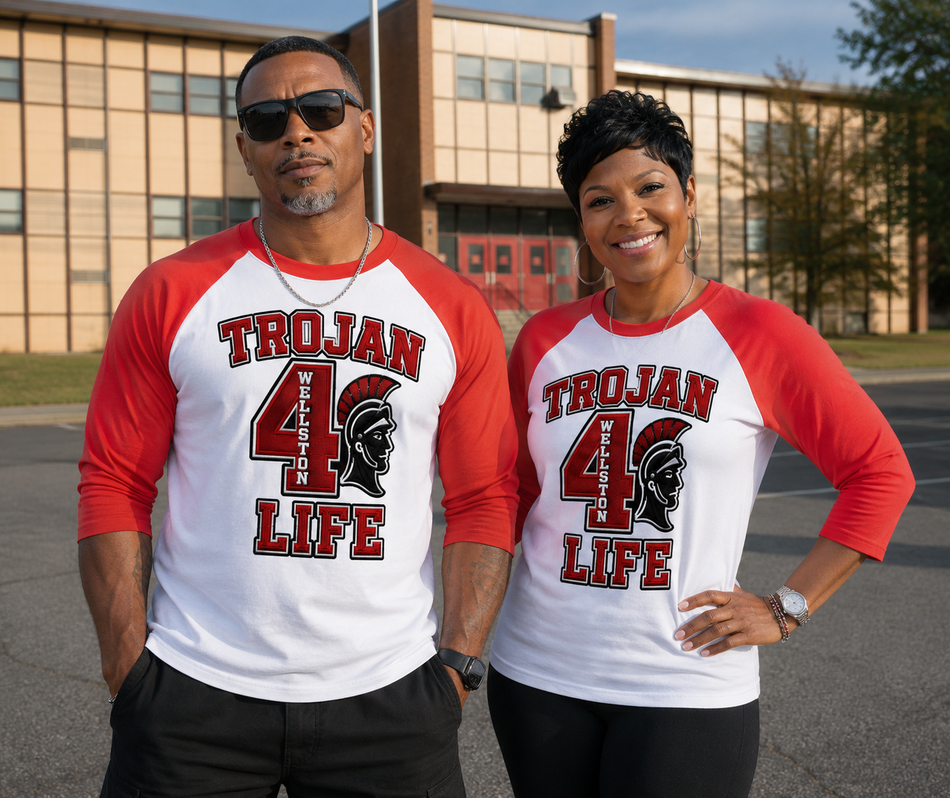 Trojan 4 Life |  Wellston High School, Halter High School & Melvin Ray Eskridge Memorial High School Alumni Shirts