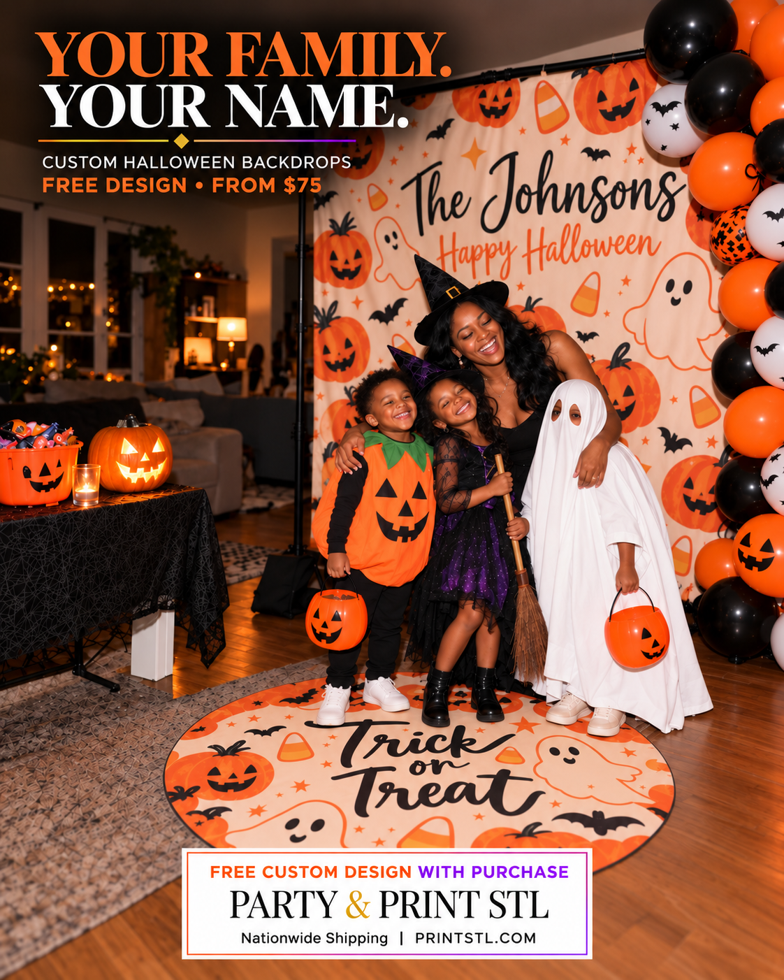 Halloween Custom Backdrop