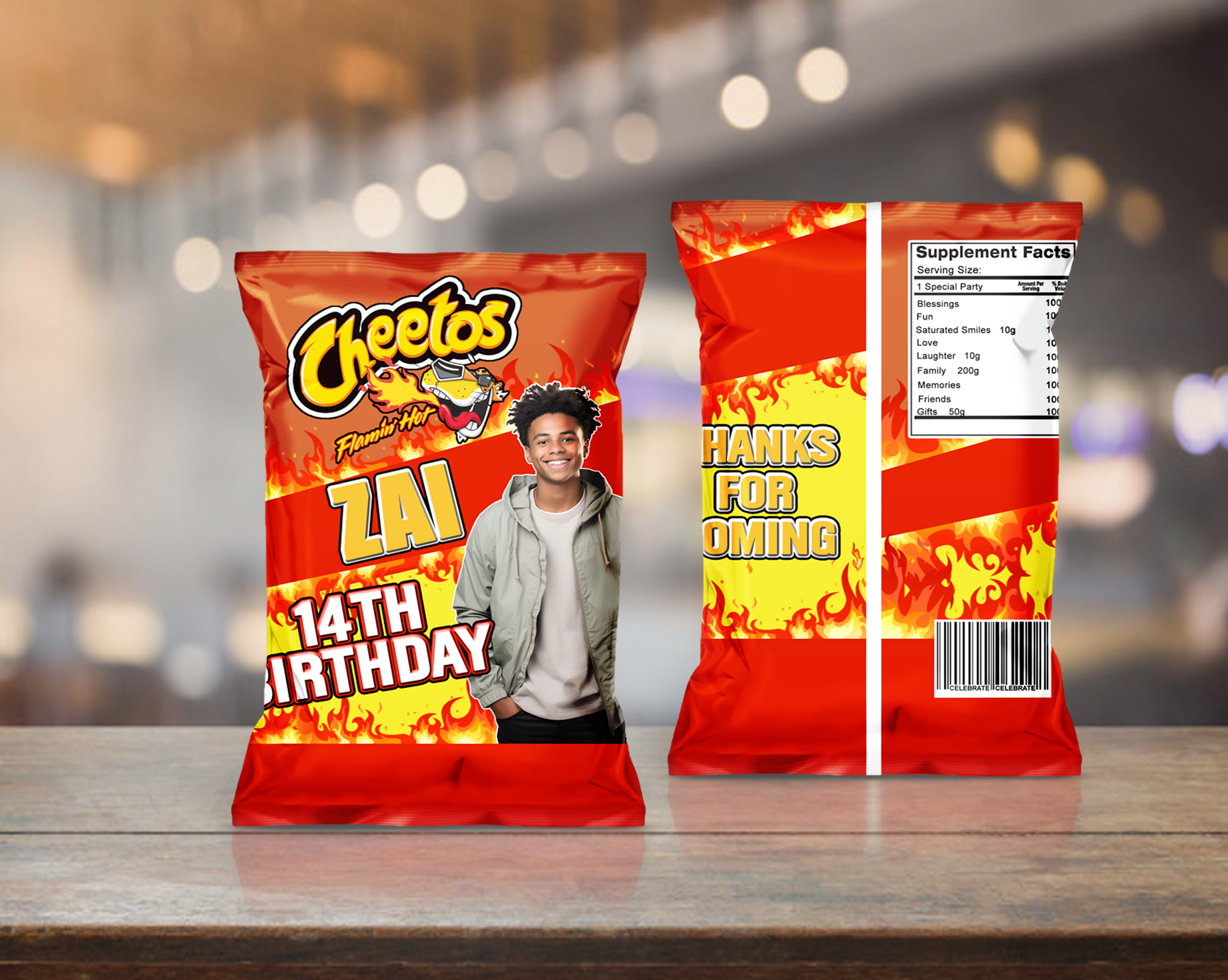 Custom Snacks and Drink Labels – Personalized Party Favor | Pick Your Snack!