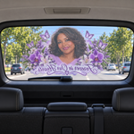 Custom Contour-Cut Rear Window Memorial Decal | Personalized Photo Tribute | Perforated Vinyl