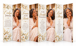 Custom Memorial Accordion Display | Two-View Name & Photo Tribute