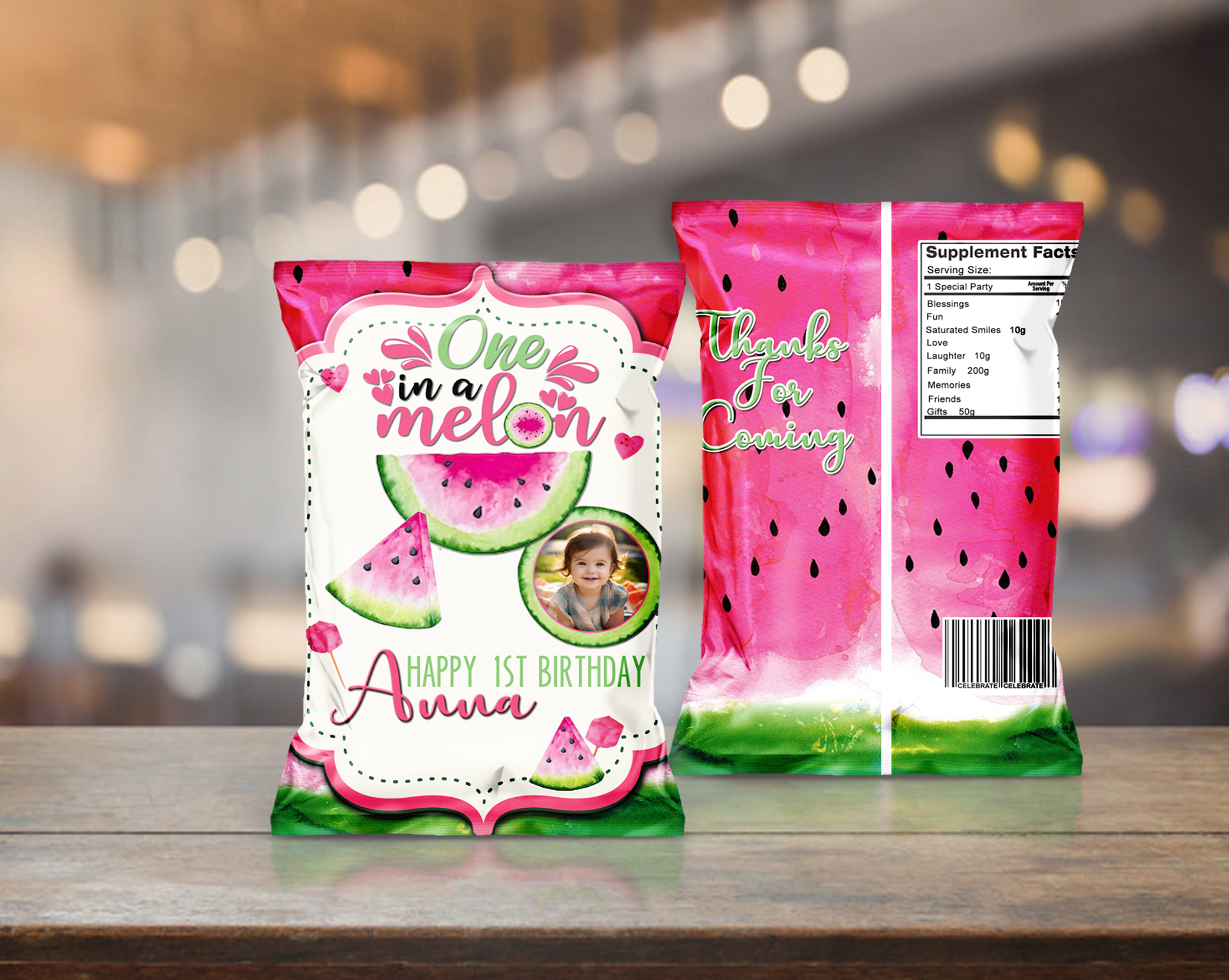 Custom Snacks and Drink Labels – Personalized Party Favor | Pick Your Snack!