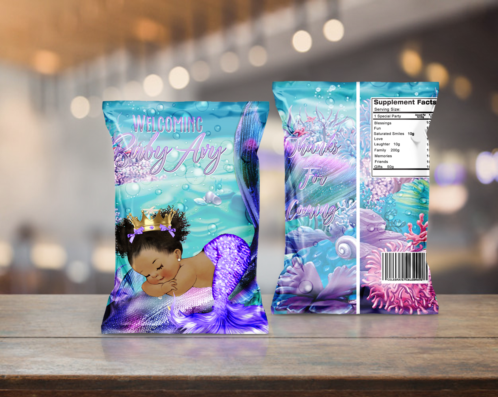 Custom Snacks and Drink Labels – Personalized Party Favor | Pick Your Snack!