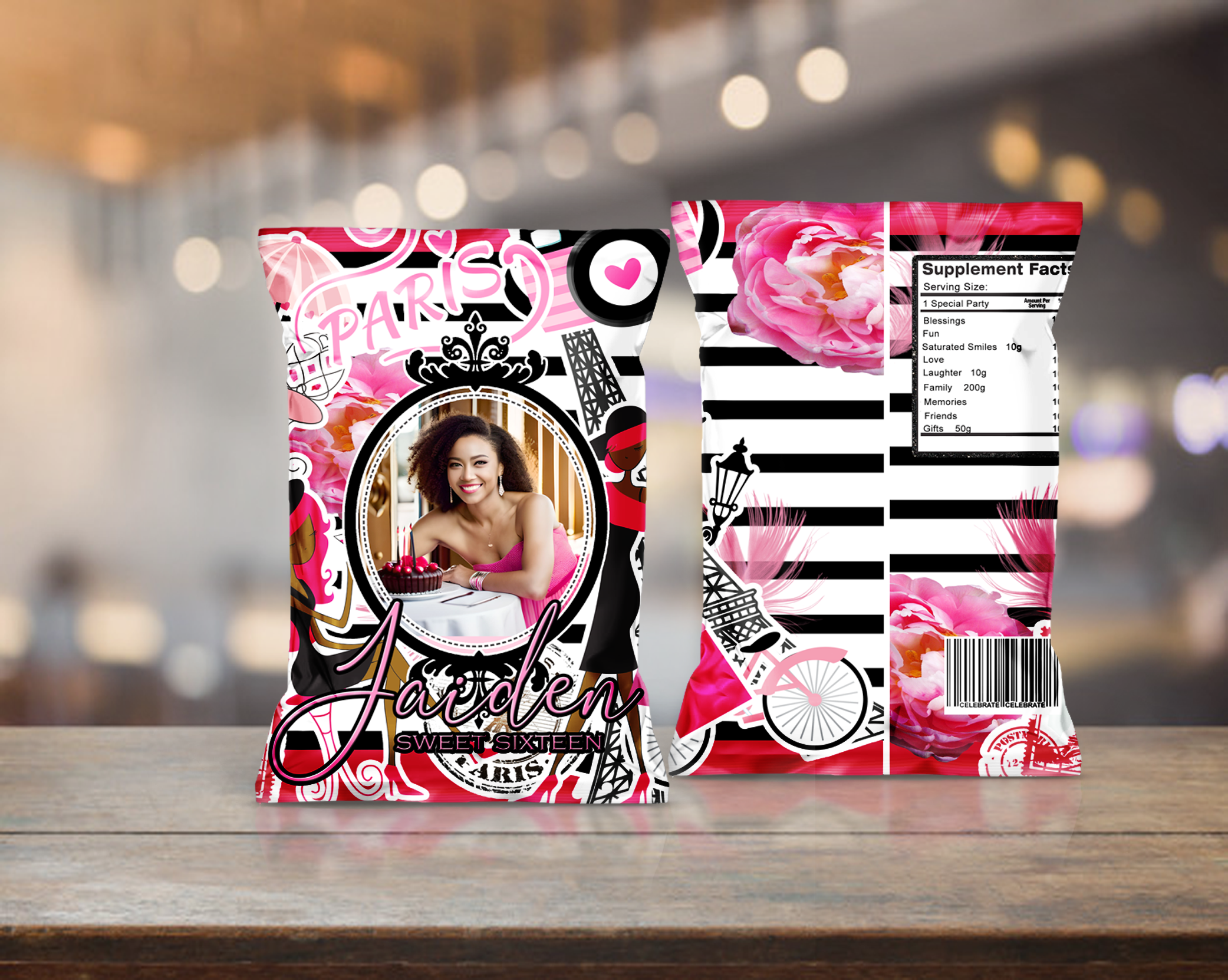 Custom Snacks and Drink Labels – Personalized Party Favor | Pick Your Snack!