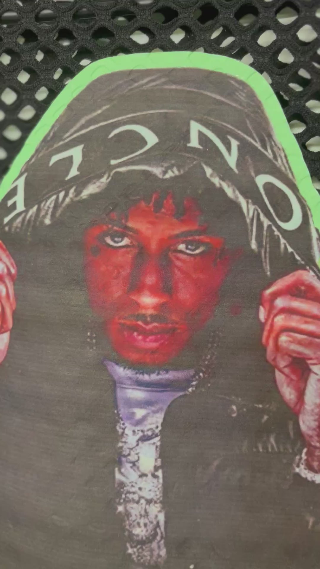 NBA YoungBoy 38 Glow-in-the-Dark Mesh Shirt | Never Broke Again Streetwear