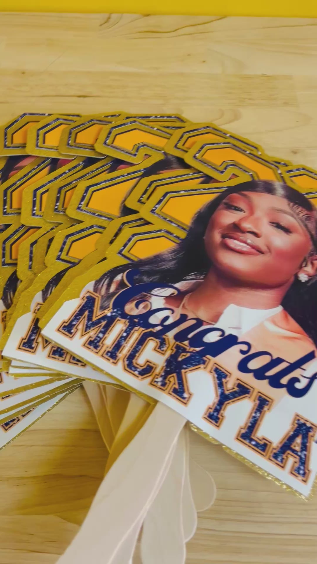 Custom Graduation Fans – Personalized Handheld Photo Fans