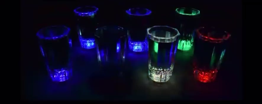 Custom Light-Up Shot Glasses | Personalized Party Favors for Any Occasion