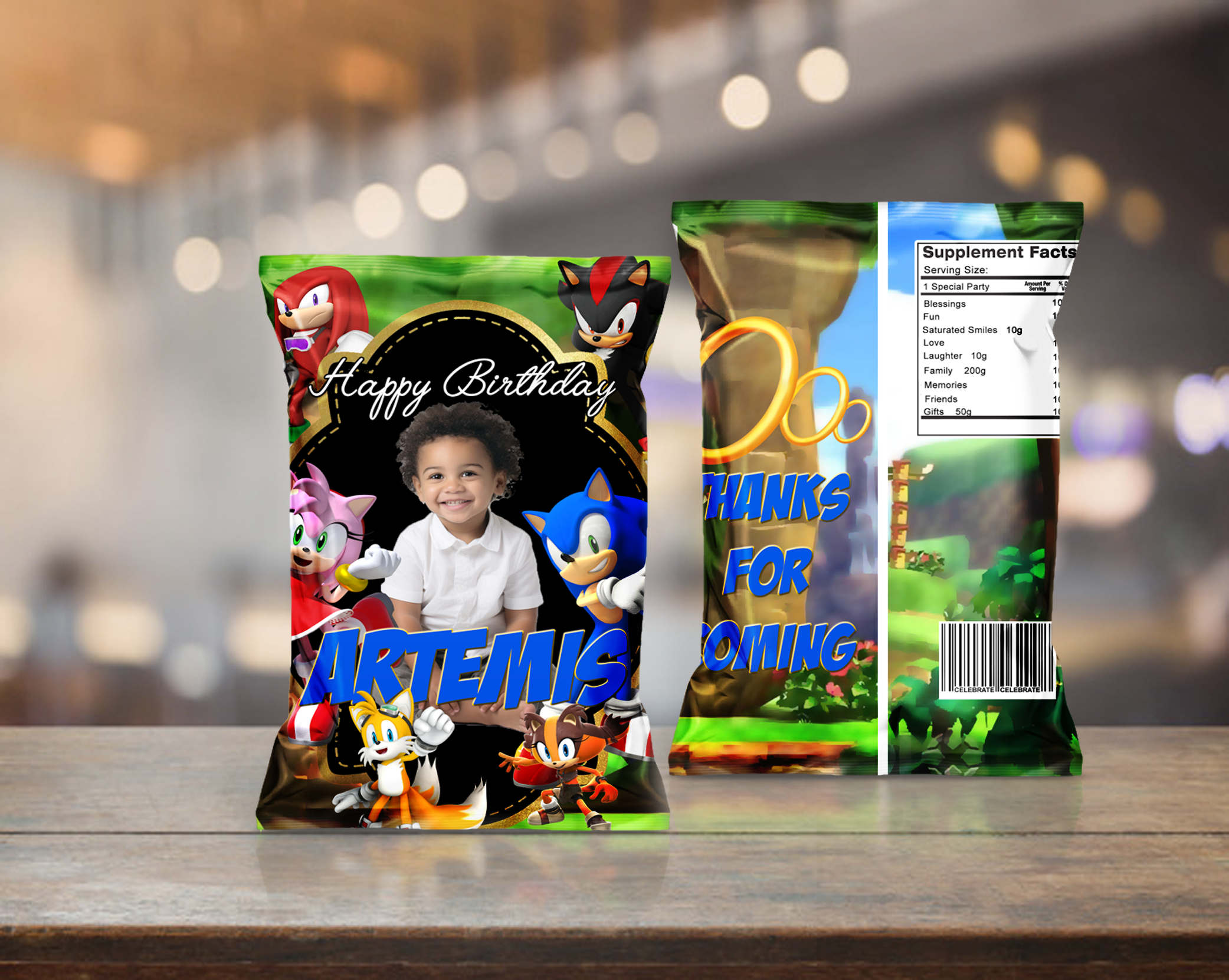 Custom Snacks and Drink Labels – Personalized Party Favor | Pick Your Snack!