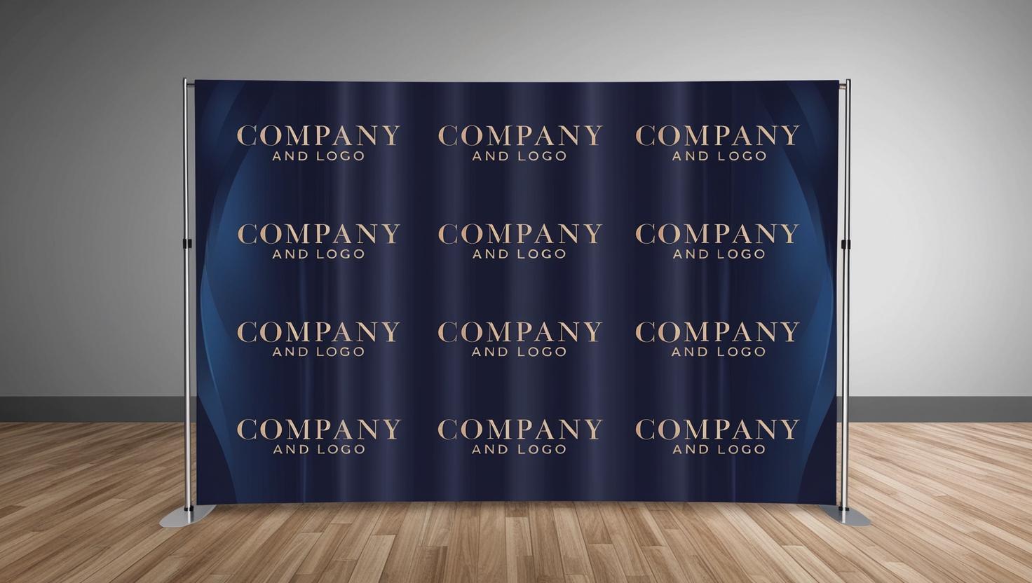 Step and Repeat Backdrop – Custom Logo Backdrop for Events & Photoshoots