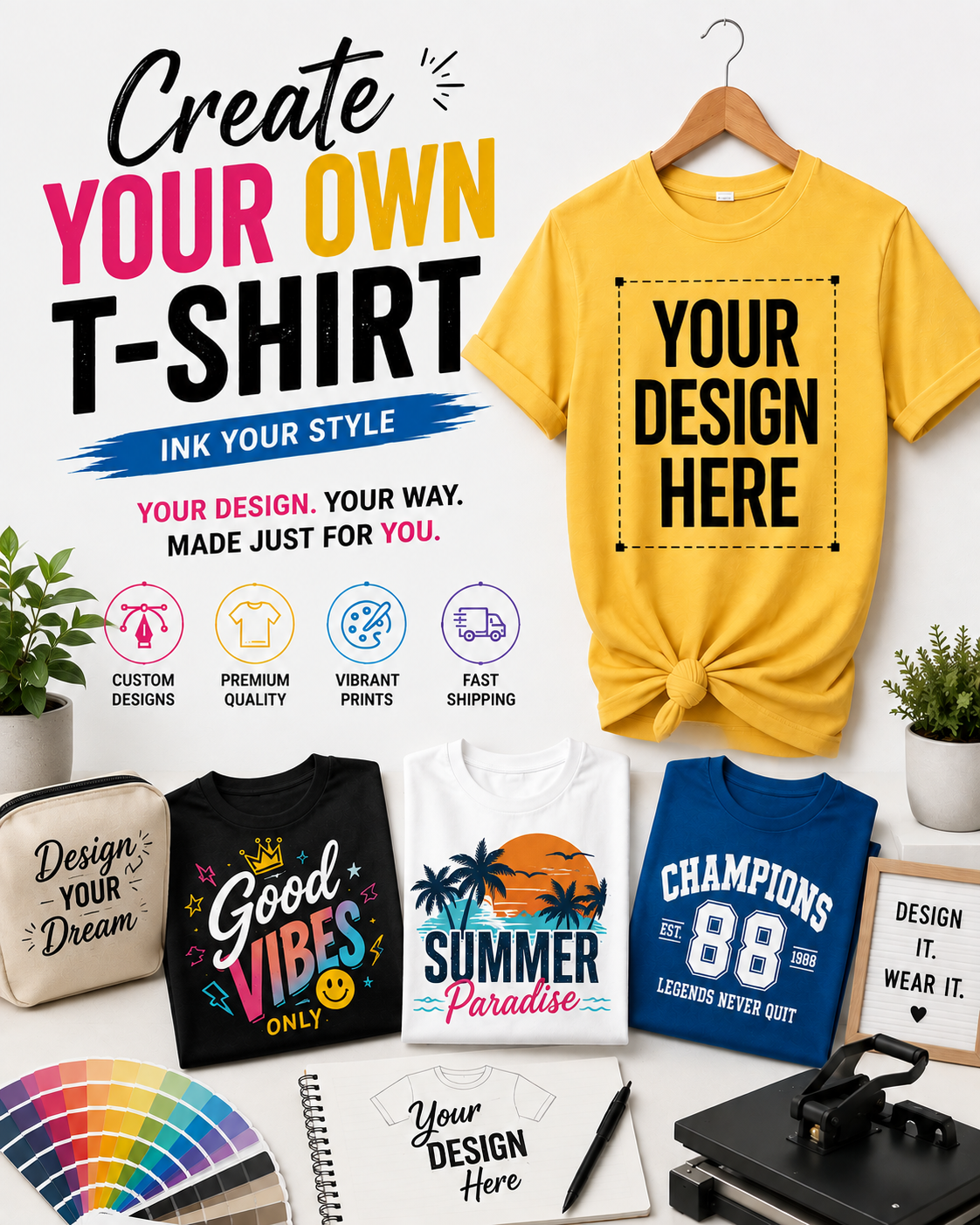 Create Your Own T-Shirt - Ink Your Style