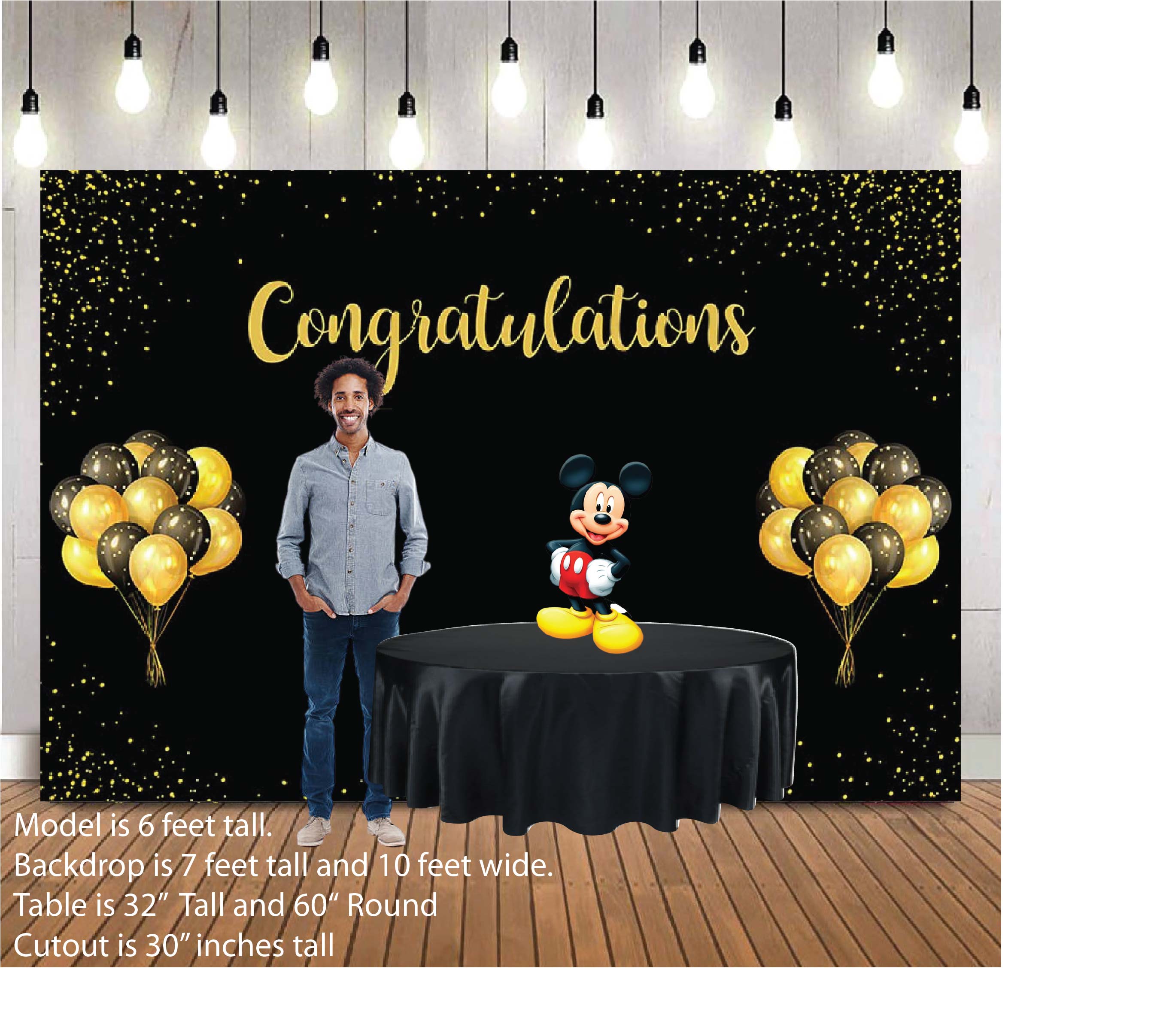 Custom Cutout Props – Personalized Event Decor in Multiple Sizes