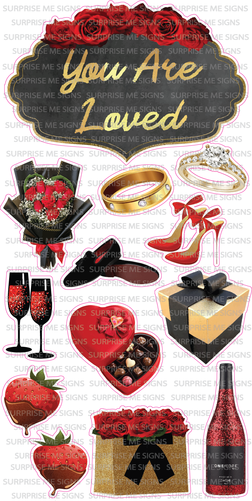 You Are Loved Yard Card