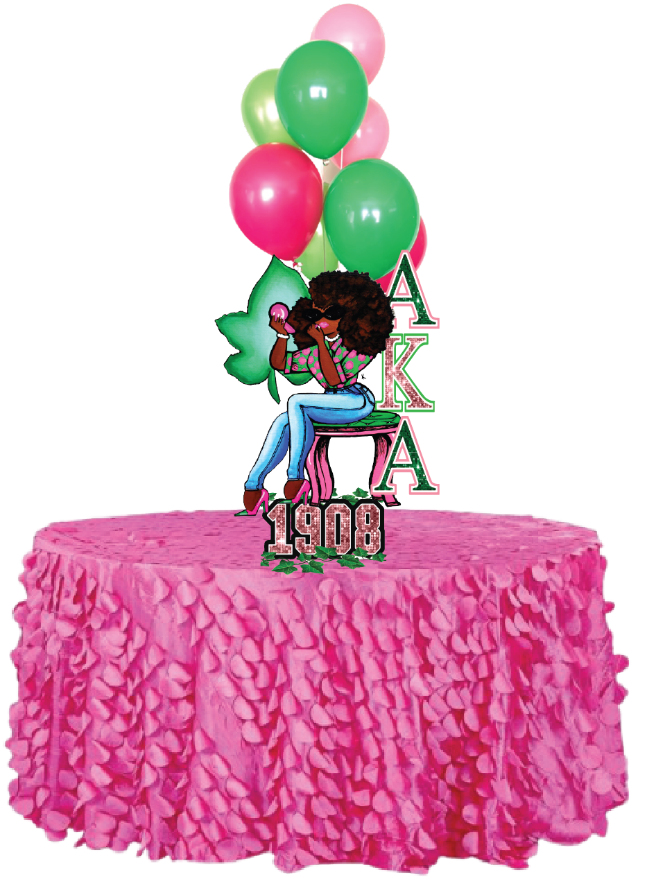 AKA Pretty Girl Oversized Props Cutout