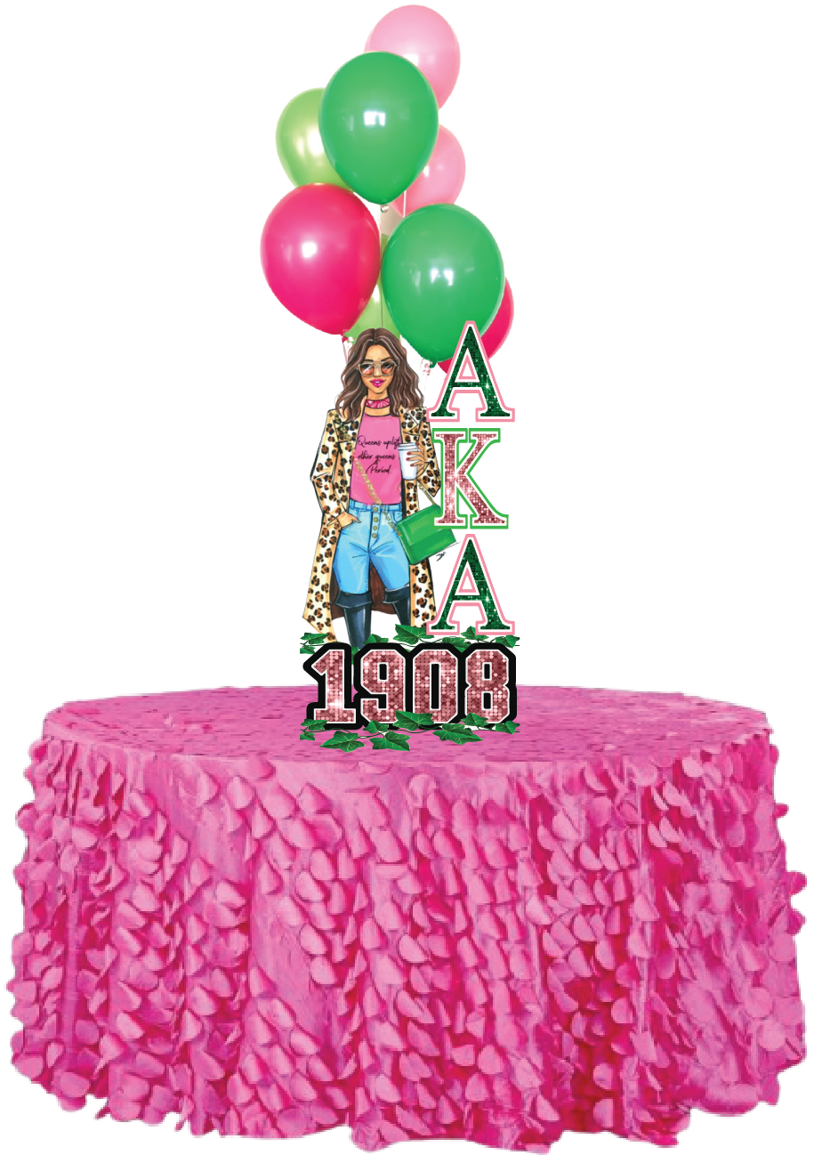 AKA Pretty Girl Oversized Props Cutout