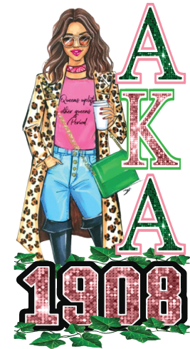 AKA Pretty Girl Oversized Props Cutout